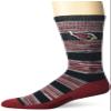 For Bare Feet NFL ARIZONA CARDINALS RMC Multi Stripe Crew Sock Team Color Large view 1