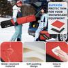 Kioqiear Padded Snowboard and Boot Bag Combo,Perfect for Snowboard Up to 165 cm and Boots Up to Size 13,Includes 1 Padded Snowboard Bag & 1 Padded Boot Bag.(RED) view 3