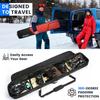 Kioqiear Padded Snowboard and Boot Bag Combo,Perfect for Snowboard Up to 165 cm and Boots Up to Size 13,Includes 1 Padded Snowboard Bag & 1 Padded Boot Bag.(RED) view 4