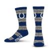For Bare Feet NFL INDIANAPOLIS COLTS RMC Multi Stripe Crew Sock Team Color Large view 1