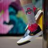 For Bare Feet NCAA OHIO STATE BUCKEYES Spray Zone Crew Sock Team Color Large view 2
