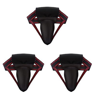 INOOMP 3pcs Integrated Groin Guard Boxing Accessory Portable Crotch Protector Comfortable for Women and Men
