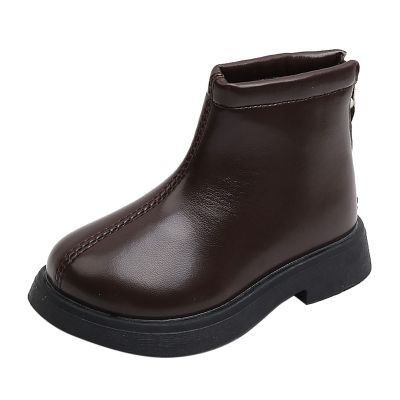 Boots for Girls Kids Baby Princess Shoes Fashion Bowkont Waterproof Zipper Knee Boots Lined Tall Winter Boots (Brown #3, 18-24 Months)