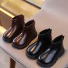 Boots for Girls Kids Baby Princess Shoes Fashion Bowkont Waterproof Zipper Knee Boots Lined Tall Winter Boots (Brown #3, 18-24 Months) view 2