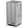 Rocket Stove Camping Stove with Grate Foldable Stainless Steel Approx. 43 x 20 x 20 cm view 1
