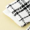 2Pcs Toddler Baby Girls Kid Long Sleeve Plaid Cardigan Coat Outwear +Plaid Dress Skirt Princess Party (White, 2-3 Years) view 4