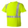 APPAREL GLOBE Reflective Microfiber T-Shirt, Lime, XX-Large view 2