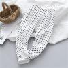 Toddler Children Infant Baby Girls Polka Dot Pants Leggings Trousers Clothes Outfits Pants (White, 3-4 Years) view 2