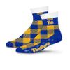 For Bare Feet NCAA PITTSBURGH PANTHERS Cozy Buff Plush Cabin Sock Team Color OSFM view 1
