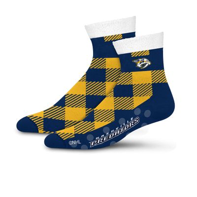 For Bare Feet NHL NASHVILLE PREDATORS Cozy Buff Plush Cabin Sock Team Color OSFM