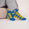 For Bare Feet NCAA SOUTH DAKOTA STATE JACKRABBITS Cozy Buff Plush Cabin Sock Team Color OSFM view 2