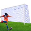 XXXYYY Soccer Goal Net Replacement 24x8FT, Professional On-Court Quality [8.4 LBS, 4mm Nylon], Upgraded Weather Resistance, Better Break Strength, Higher Abrasion Resistance- Blue (Net Only) view 1