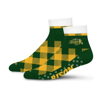 For Bare Feet NCAA NORTH DAKOTA STATE BISON Cozy Buff Plush Cabin Sock Team Color OSFM