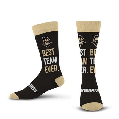 For Bare Feet NCAA CENTRAL FLORIDA KNIGHTS Best Team Ever Crew Sock Team Color OSFM