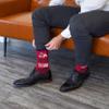 For Bare Feet NCAA FRESNO STATE BULLDOGS Best Team Ever Crew Sock Team Color OSFM view 2