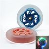 TRENDYBOY 125mm Colorful Light Skating Wheel for Speed Marathon Skating 125 Scooter Wheels Beads Colourful Flash Shine (Color : Blue Colorful Light) view 2