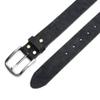 1.5 inch Men's Cowhide Genuine Leather Belt 38mm Classic (Dark Blue, 34 inch (Waist 34)) view 4