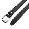 1.5 inch Men's Cowhide Genuine Leather Belt 38mm Classic (Black, 34 inch (Waist 34)) view 4