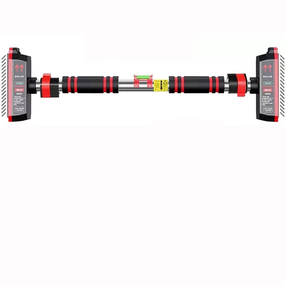 BCPPO Chin Up Bar Portable Pull up bar, Safe Stable Locking Steel Fitness Horizontal bar, Adult Kids Sports Training Equipment, Load 250kg (Size : 112-142CM)