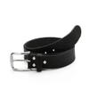 1.5 inch Men's Cowhide Genuine Leather Belt 38mm Classic (Black, 40 inch (Waist 40)) view 3
