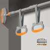 BCPPO Chin Up Bar Kids Pull Up Bar with Gymnastics Rings, Home Kindergarten Doorframe Corridor Fitness Horizontal Bar, No Screws | Easy to Install (Size : 116-145CM) view 3
