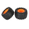 TRENDYBOY Skateboard Wheels Set 76 * 54mm Off Road Tires Longboard Scooter Rubber Wheel Bearings Skate Board Parts (Pcs : 2Pcs) view 1