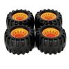 TRENDYBOY Skateboard Wheels Set 76 * 54mm Off Road Tires Longboard Scooter Rubber Wheel Bearings Skate Board Parts (Pcs : 2Pcs) view 4