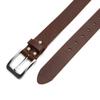 1.5 inch Men's Cowhide Genuine Leather Belt 38mm Classic (Dark Cognac, 38 inch (Waist 38)) view 4