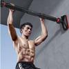 BCPPO Chin Up Bar Adult Kids Pull Up Bar with Gymnastics Rings, Men Women Sports Fitness Strength Training Horizontal Bar, Easy to Install (Size : 104-142CM) view 2