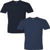 Next Level Apparel Next Level Mens Premium Fitted Short-Sleeve Crew Midnight-Indigo(2Pack) Large, Midnight/Indigo (2 Pack) view 1