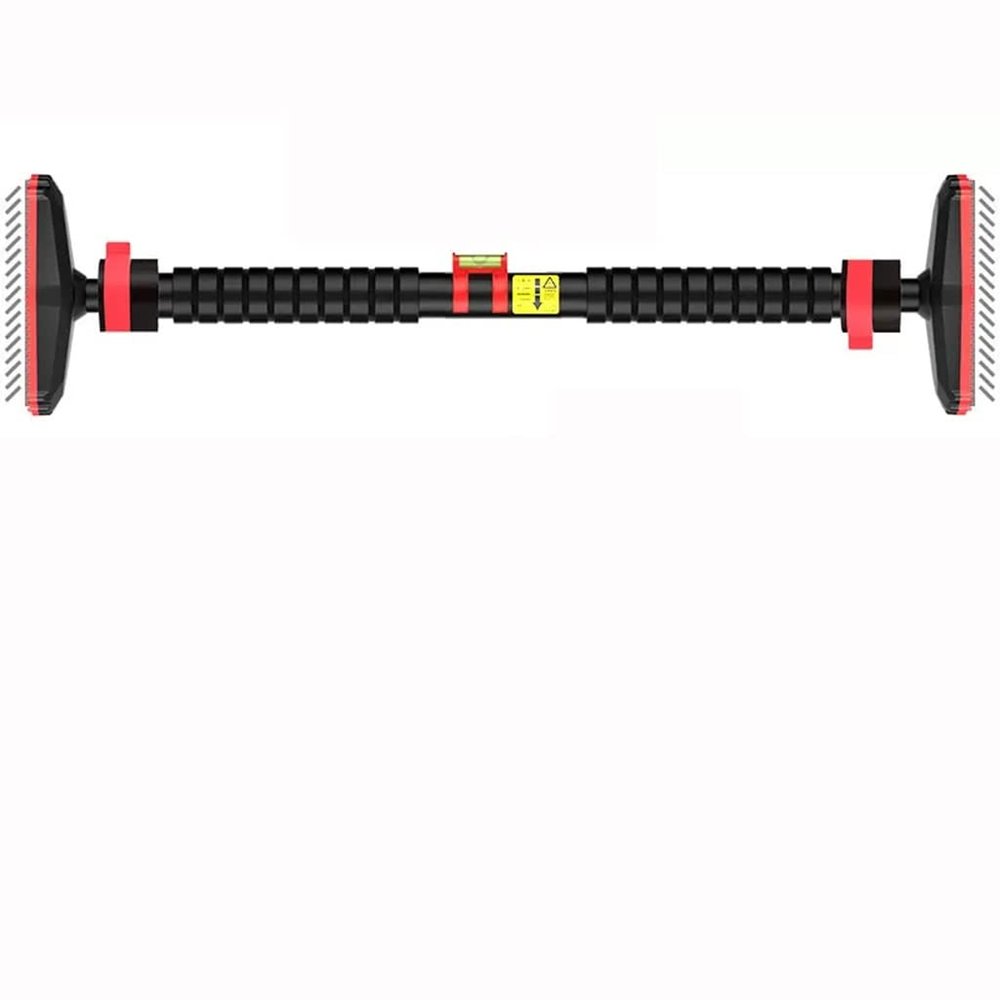 BCPPO Chin Up Bar Home Office Pull Up Bar, No Screw Hole Free Wall Mounted Fitness Horizontal Bar, Sports Equipment Easy to Install, Max 551 Lbs (Size : 105-135CM)