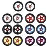TRENDYBOY 2pcs Replacement 100mm Push/Kick/Stunt Scooter Wheels with Bearings & Bushings (Color : White) view 2
