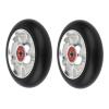 TRENDYBOY 2pcs Replacement 100mm Push/Kick/Stunt Scooter Wheels with Bearings & Bushings (Color : White) view 3
