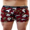 MIKKEL HOLLINS Matching Underwear For Couples - Ultra Soft Tencel Mens Boxer Brief Panda Design - Couple Gifts - His and Hers Undies (Panda)(Large) view 2