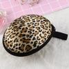 3pcs Invisible Bra Storage Case Silicone Travel Case for Women Bra Bag Zipper Small Leopard Print view 3
