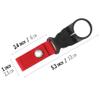 4 Pack Fall Red Clip-on Water Bottle Holder for Hiking (4 Pack - Fall RED) view 3