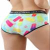 MIKKEL HOLLINS Matching Underwear For Couples - Ultra Soft Tencel Womens Hipster Panties Underwear Popsicle Design - Couple Gifts (Popsic)(Small) view 4