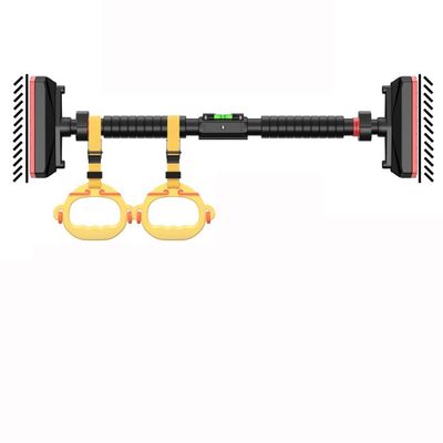 BCPPO Chin Up Bar Adult Kids Pull Up Bar with Gymnastics Rings, Men Women Sports Fitness Strength Training Horizontal Bar, Easy to Install (Size : 89-123CM)