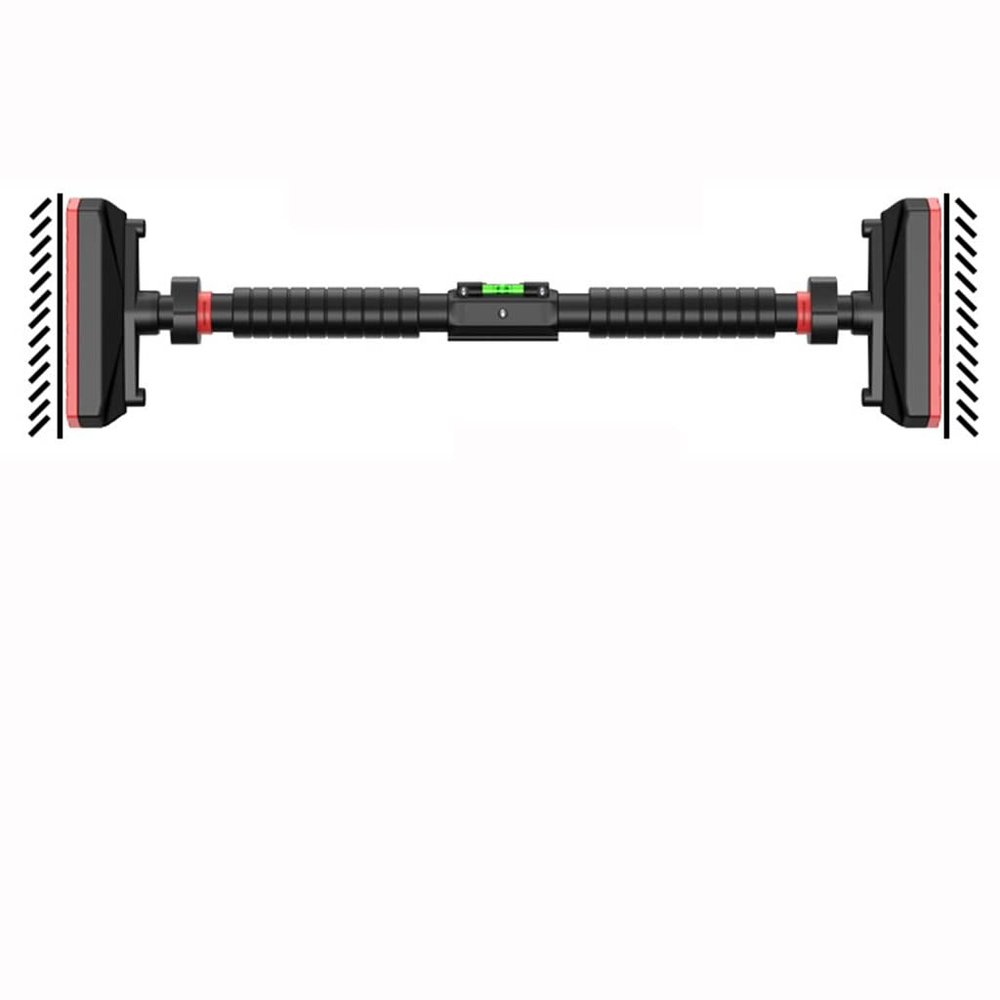 BCPPO Chin Up Bar Steel Portable Pull Up Bar, Men Women Sports Fitness Strength Training Horizontal Bar, 69-142CM Adjustable, Load 250KG (Size : 89-123CM)