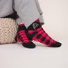 For Bare Feet NFL ATLANTA FALCONS Cozy Buff Plush Cabin Sock Team Color OSFM view 2