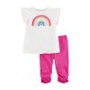 Mud Pie Girls Casual Tunic & Legging Set, Rainbow, 4T US view 1