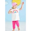 Mud Pie Girls Casual Tunic & Legging Set, Rainbow, 4T US view 3
