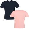 Next Level Mens Premium Fitted Short-Sleeve CrewMidnight-Desert Pink (2-Pack) XX-Large view 1