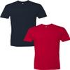 Next Level Mens Premium Fitted Short-Sleeve CrewMidnight-Red (2-Pack) X-Large view 1