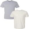Next Level Mens Premium Fitted Short-Sleeve CrewDark Grey-Oatmeal (2-Pack) XX-Large view 1