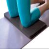 SukhaMat Firm Support Yoga Exercise Knee Pad - Extra-Firm Cushioning, 1" Thick TPE, Ideal for Knees/Elbows/Wrists, Pain Relief, Durable Non-Slip Mat for Exercises (Black) view 1