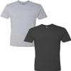 Next Level Mens Premium Fitted Short-Sleeve CrewDark Grey-Heavy Metal (2-Pack) X-Large view 1