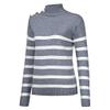 Fall Sweaters for Women 2022 Oversized Turtleneck Chunky Knit Pullover Sweater Solid Balloon Long Sleeve Baggy Tops view 4