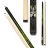 Action Garage Billiards Pool Cue Stick - Matte Black & Green Spark Plug - 20oz view 1