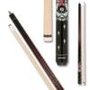 Action Garage Billiards Pool Cue Stick - Black w/Red Horseshoe - 18oz view 1